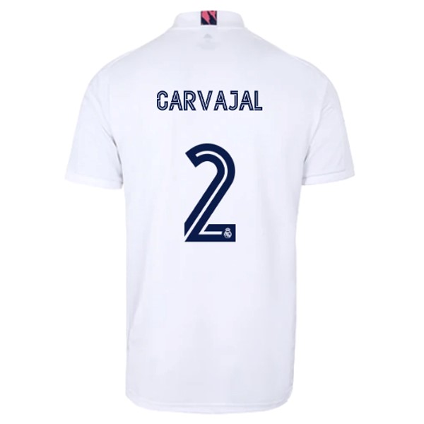 Camiseta Real Madrid Primera equipo NO.2 Carvajal 2020-2021 Blanco